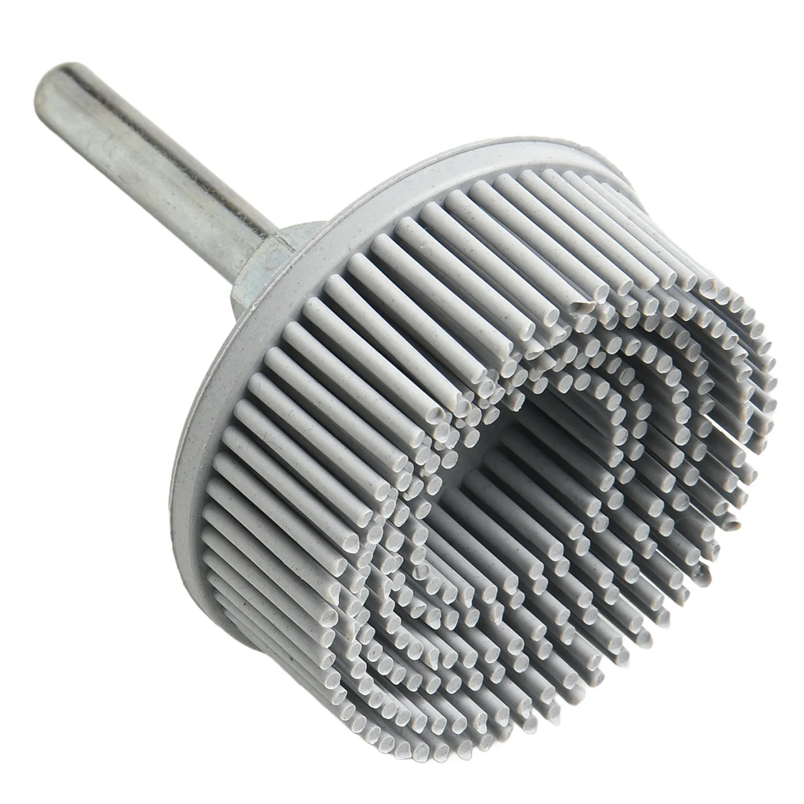 5 Pcs Polishing Brush Deburring Brush Abrasive Brush Set For Metal Aluminum Steel Iron Rubber Bristle Disc With Connecting Rods