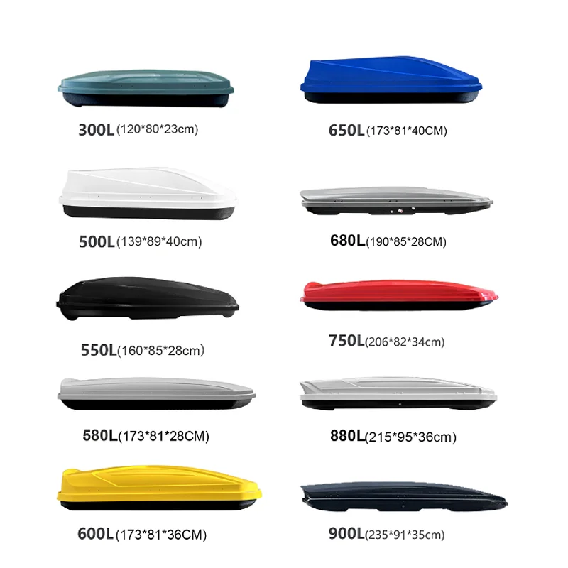 New Design Large Capacity  ABS Car Roof LuggageTravel Waterproof Luggage  Car Roof Storage Case