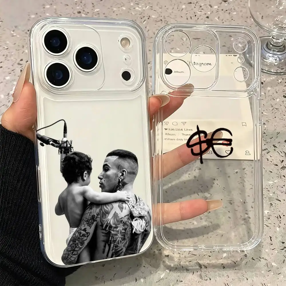 Чехол Sfera Ebbasta для iPhone 17, 16, 15, 14, 13, 12, 11 Plus, Pro Max, мягкий прозрачный чехол
