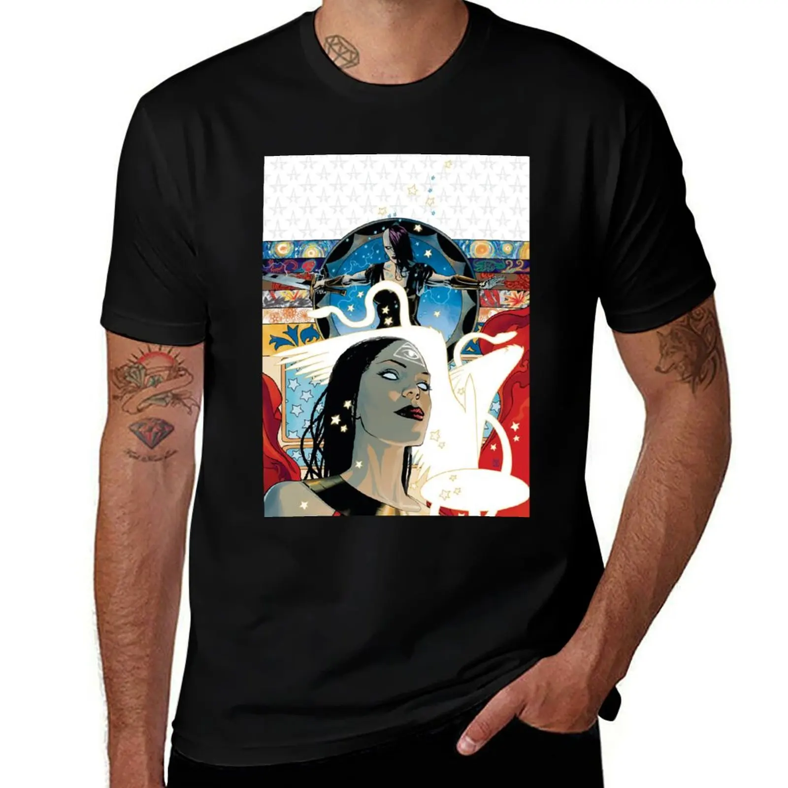 

Promethea - Alan Moore T-Shirt t shirts for man graphic funny man t shirt cotton anime tshirt T-shirt
