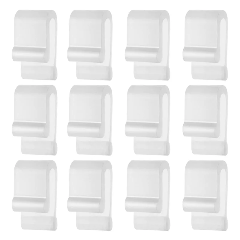 

A84E-Silicone Cookware Protector Clips 12Pcs Dutch Oven Lid Clips, Pot Lid Flexible Bumpers Lifter Accessories