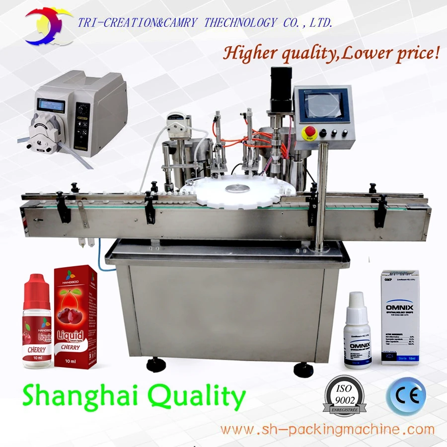 eye drops filling and capping machine,e-liquid filling machine,CE，perfume filling machine,peristaltic pump