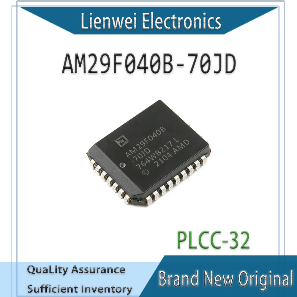 

100% New Original AM29F040B AM29F040B-70JD IC Chipset PLCC-32