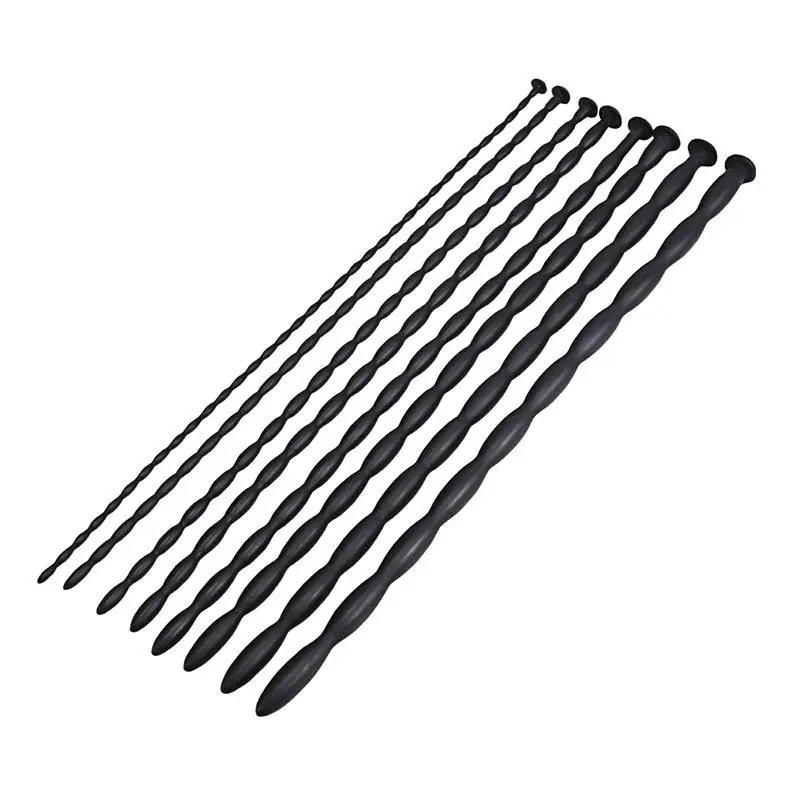 4/8Pcs Soft Silicone Urethral Dilator Horse Eye Stick Penis Rod Male Masturbation Blockage Stimulator Catheter Sex Toys For Men