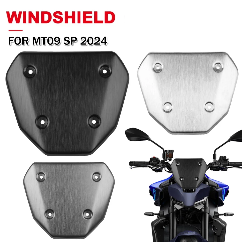 

Motorcycle Accessories Windshield Windscreen Wind Deflectors For Yamaha MT09 MT 09 MT-09 SP Front Wind Fairing Screen Bracket