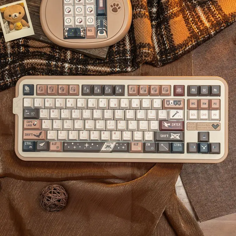 PBT High Beauty New Original Factory Five sided Thermal Sublimation Compatible Mechanical Keyboard