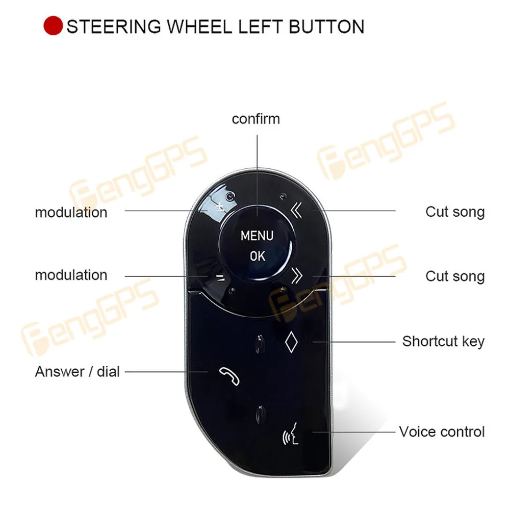 Car Steering Wheel Buttons For Range Rover Vogue L405 Sport L494 For Land Rover Discovery Keys Touch Button