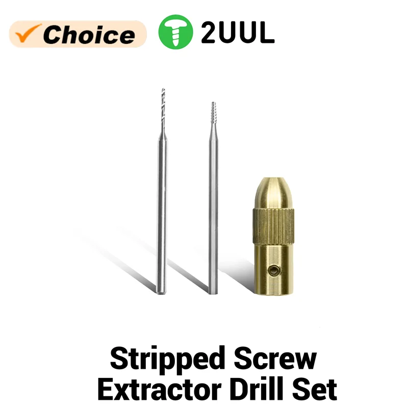 

2UUL SD90 Siding Tooth Screw Removal Drill for Mobile Phone 2.35mm Cutting Head Screw Quick Removal Drill Repair Tool Kit