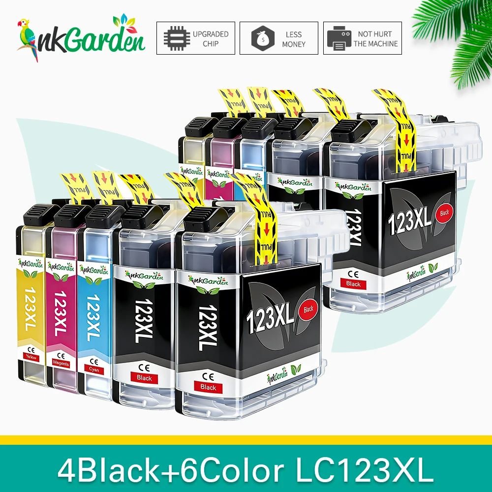 

Картридж InkGarden LC123 121 XL для Brother LC 123, совместимый с MFC-J470DW, MFC-J650DW, DCP-J552DW, DCP-J752DW, для струйных принтеров