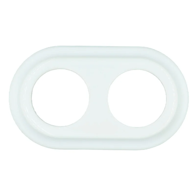 Marcos de porcelana empotrados para interruptor de pared, toma de corriente, interruptor Retro