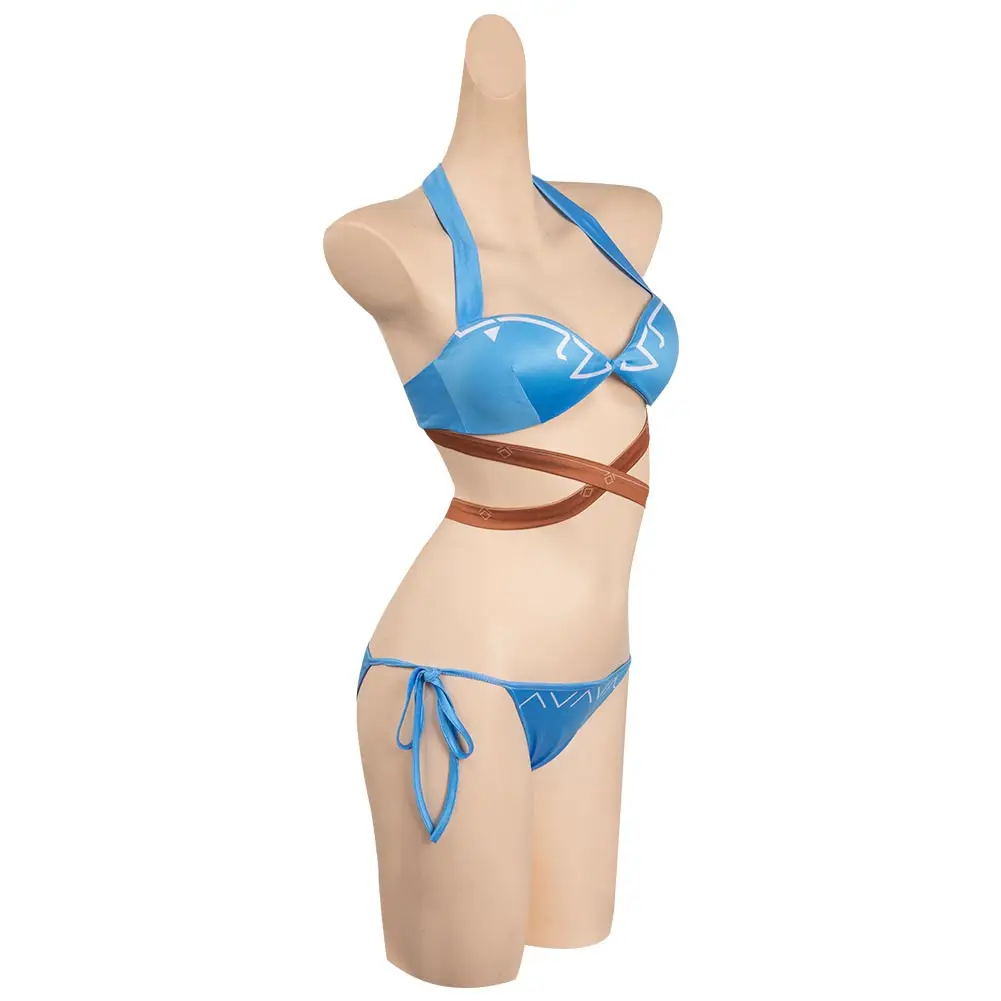 Costume da bagno per ragazze femminili Costume Cosplay Bikini Sexy lacrime del regno abiti estivi vestito da festa di carnevale di Halloween