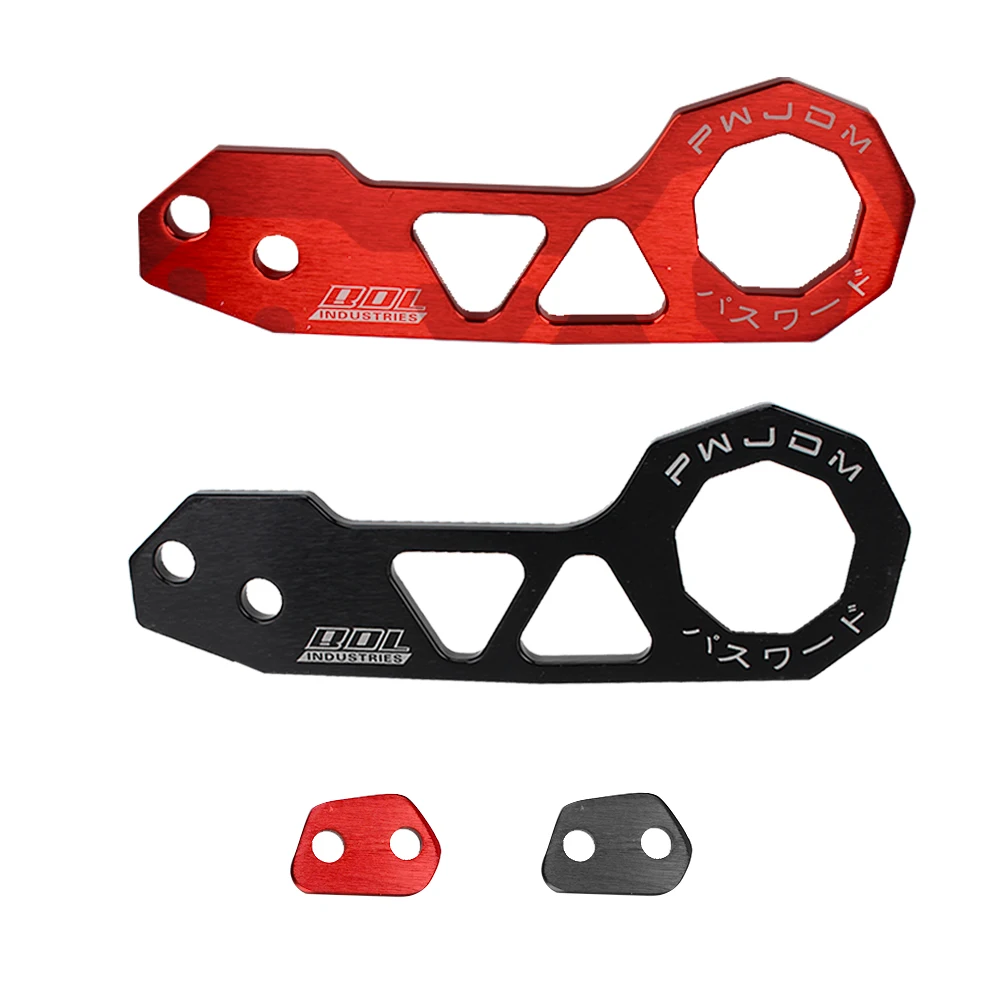 

Крючок для переднего прицепа автомобиля, ромбовидный буксировочный крючок из алюминиевого сплава, универсальные автомобильные аксессуары, буксировочные инструменты для JDM AK-8108