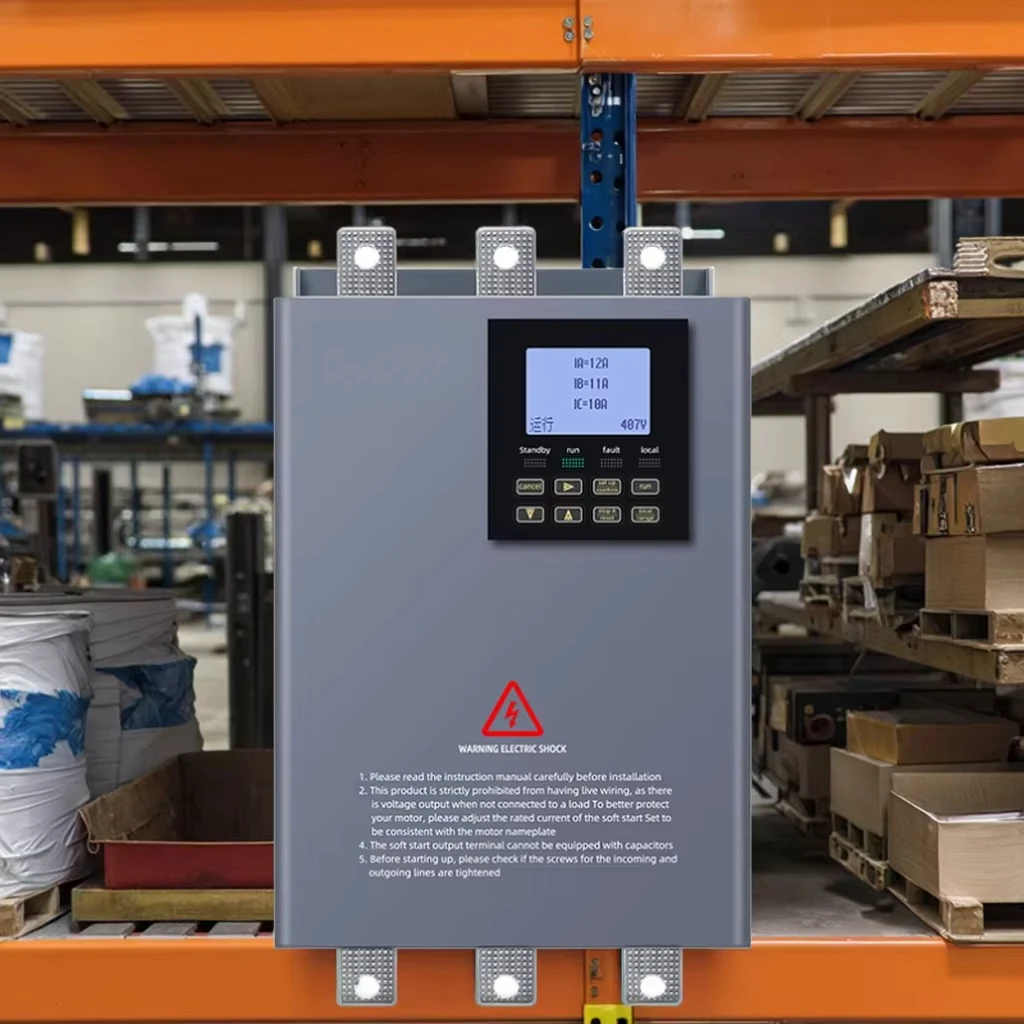 L6 280kw 320kw Intelligent Motor Starters 3 Phase Bypass Soft Starter High Power Motor Starter Home Industrial
