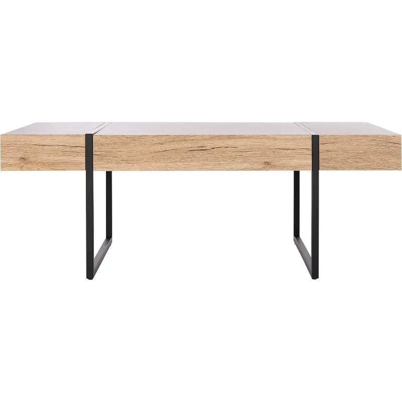 Home Collection Tristan Modern Rectangular Coffee Table COF7000B, 43.3