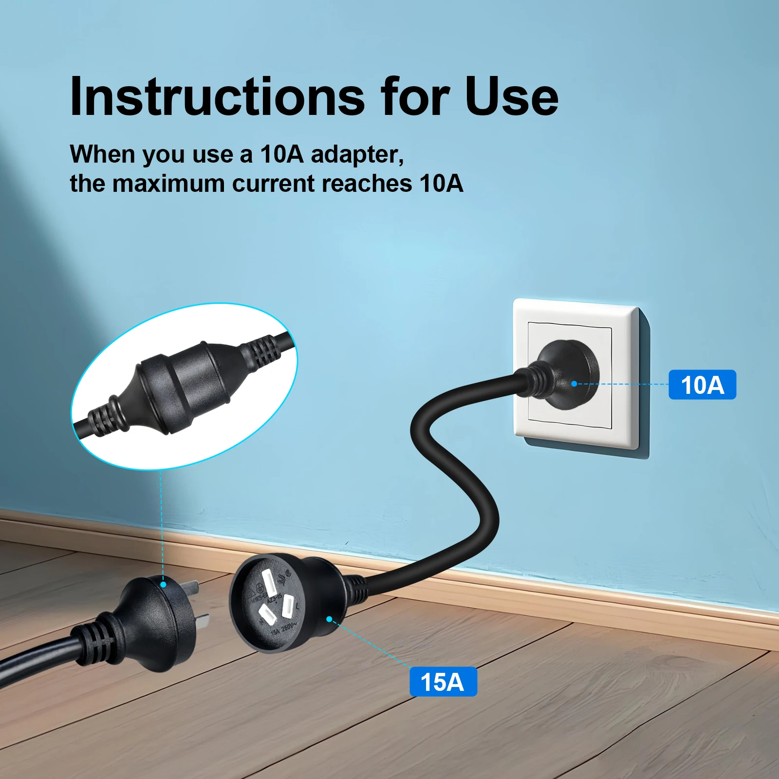 GOODCELL Type1/Type2 شاحن سيارات كهربائية EVSE شحن محمول 6/8/10A/13A/15A قابل للتعديل AU NZ التوصيل استخدام لتوصيل الشحن IP 66