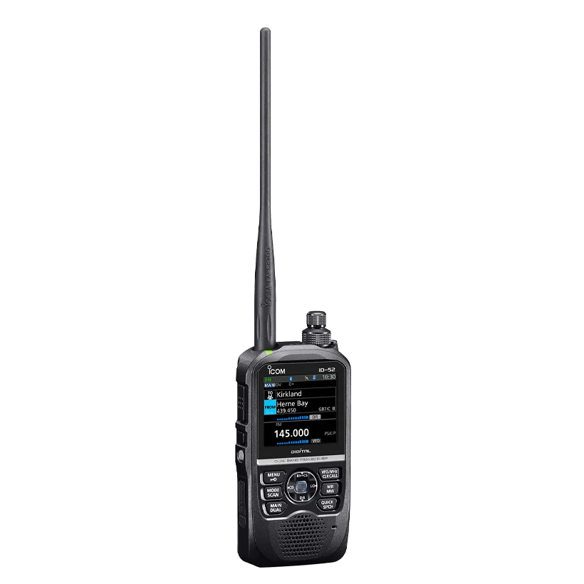 

Icom ID-52E VHF/UHF DIGITAL TRANSCEIVER Multi-Function D-STAR Dual Bander with Color Display and Bluetooth ID-52
