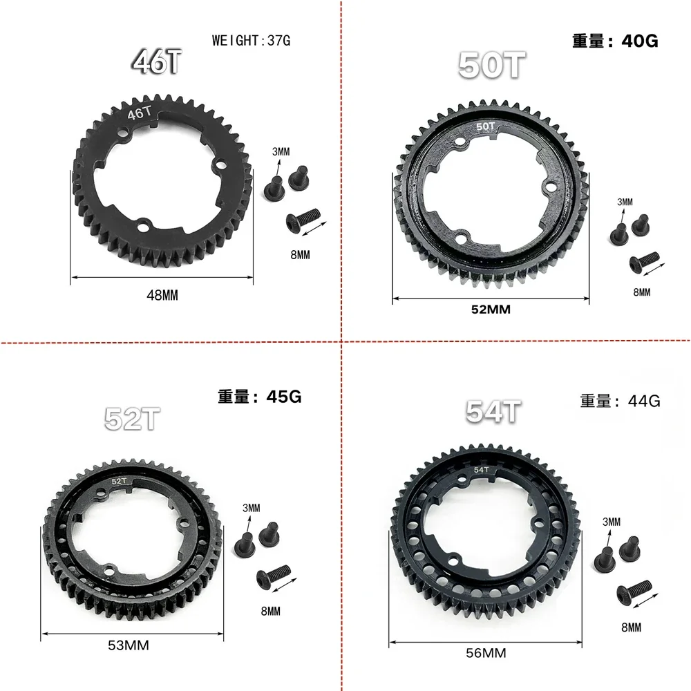 1.5 Modulus 35T Spur Gear M1.5 Gear Suit 6447X 6448X For Traxxas 1/5 X-Maxx 6S 8S 1/6 XRT RC Car Upgrade Parts