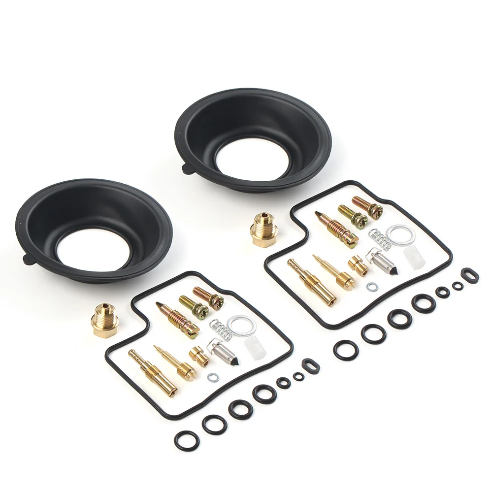 Motorbike Carburetor Repair Kit Plunger Diaphragm 2 Sets For Honda VT700 VT750 Shadow VT700C VT750C