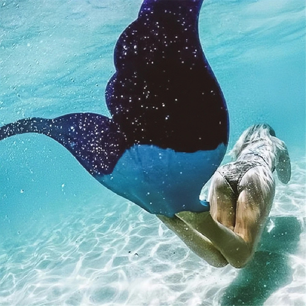 Mermaid Monofin Swimming For Adult Fish Skin Big Flipper Rubber Swimming Pool Training Frog Shoe Diving Aquarium Performance Fin