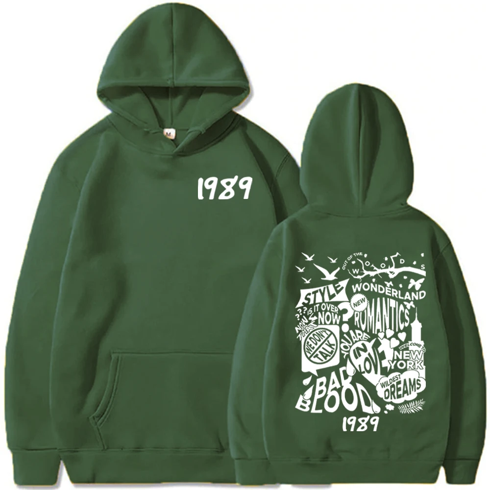 Taylor 1989 Hoodie 1989 Music Album Hoodie Taylor Music Sweatshirt Music Lovers Gift Swift Pullover Tops Streetwear