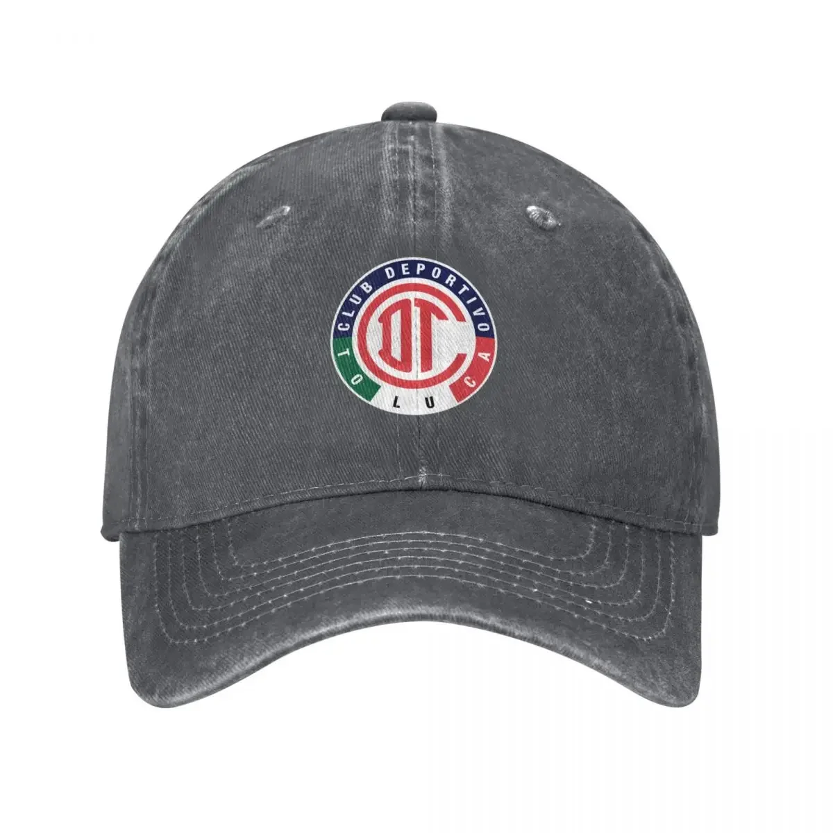 Deportivo Toluca Futbol Club Mexican Diablos Rojos Baseball Cap custom Hat Thermal Visor Mens Women's