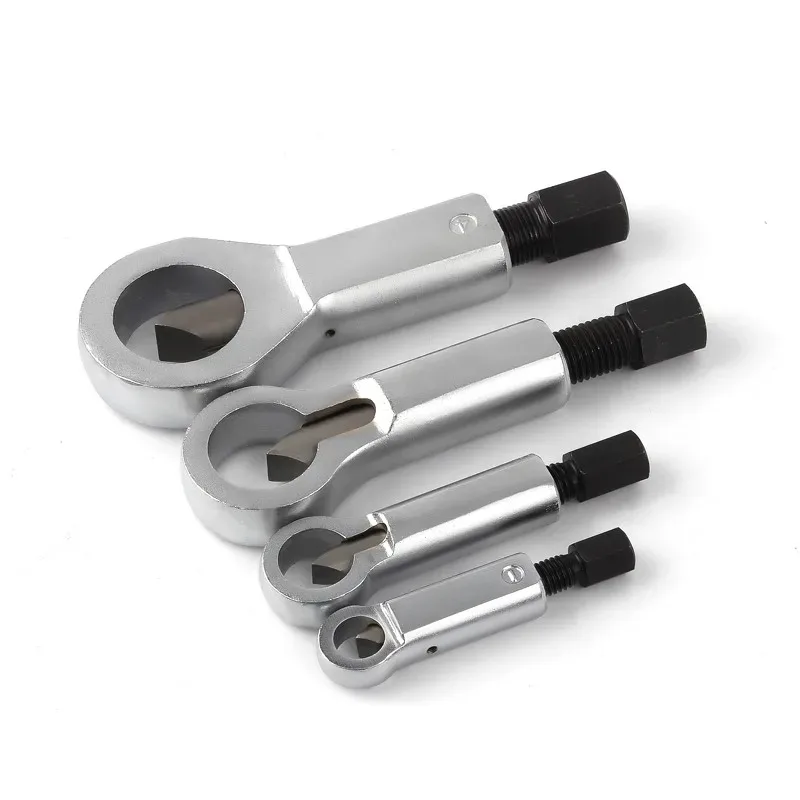 9-27mm Nut Splitter Cracker Adjustable Heavy Duty Rust Resistant Damaged Nut Remove Cutter Extractor Tool Spanner Wrench Hex