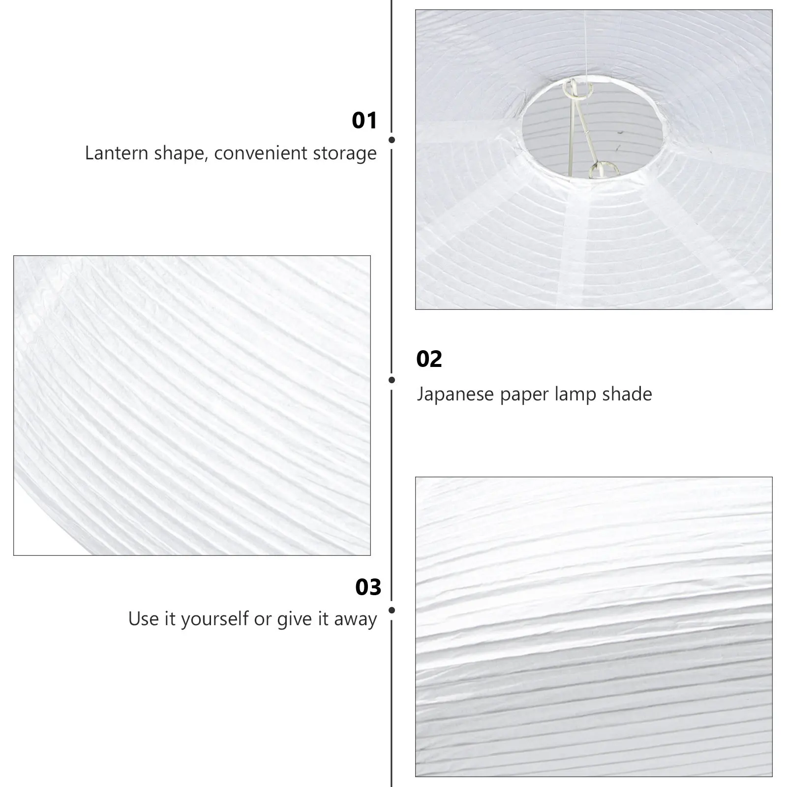 

Бумажный подвесной светильник-абажур: простой белый универсальный плафон для потолочного светильника, создающий художественную атмосферу