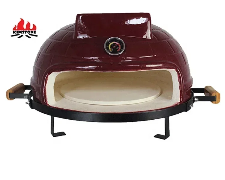 KIMSTONE Wood Burning Pizza Oven Charcoal Grill Outdoor Commercial Charcoal Bbq Grill Pizza Oven