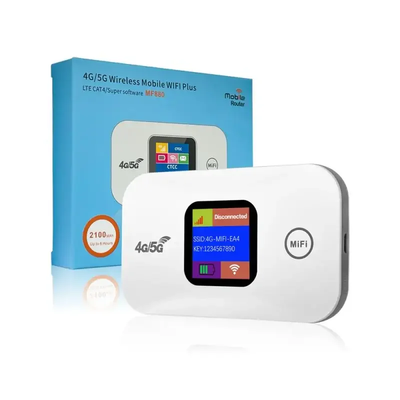 KEBIDUMEI 4G LTE Bezprzewodowy Router 4G Mobilny Router WIFI 150Mbps Przenośny Kieszonkowy Modem MiFi Mobilny Hotspot Wifi z Gniazdem na Kartę SIM — zdjęcie produktu 7