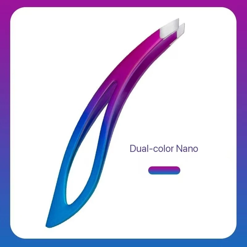 Precision Stainless Steel Tweezers Facial Hair Removal Tool for Eyebrow Beard Grooming, Professional Makeup Artist Essential