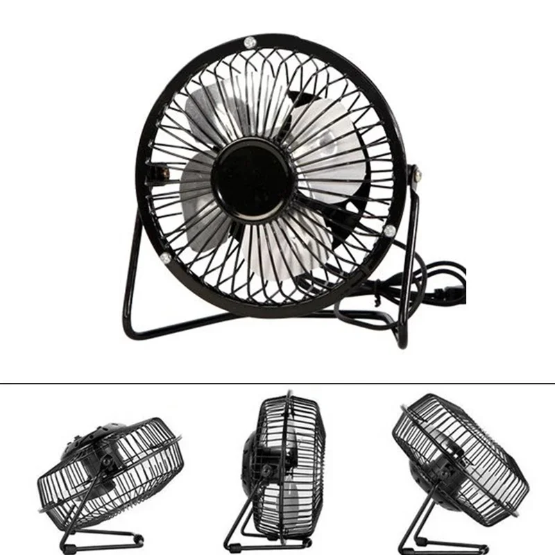 4 Inch Desk Fan Portable Home Office Desktop Fan Mini USB Rechargeable Fan 360 Degree Rotatable Fan Portable USB Fan view 4