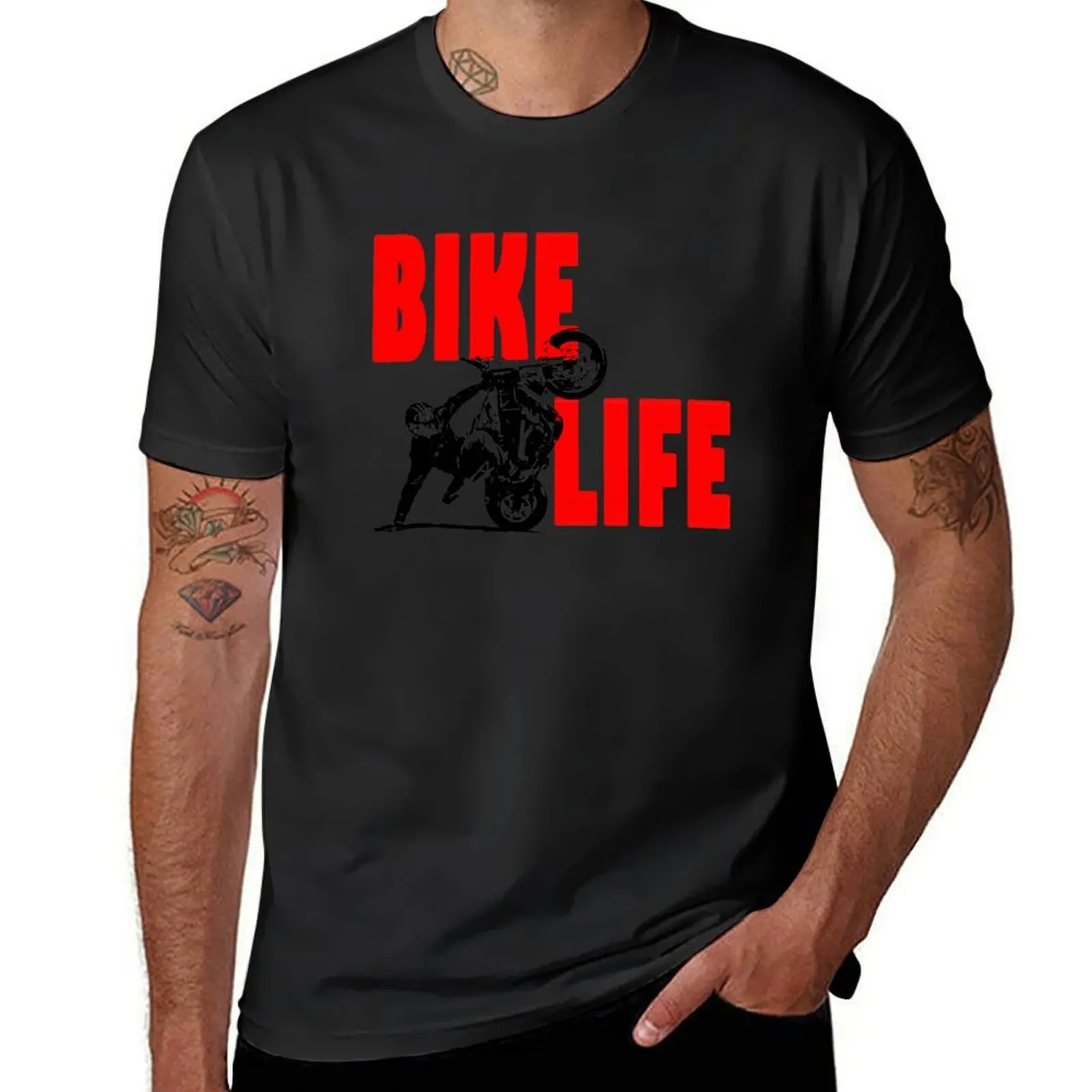 

Bike Life T-Shirt topping shirts graphic Blouse Luxury man shirts men