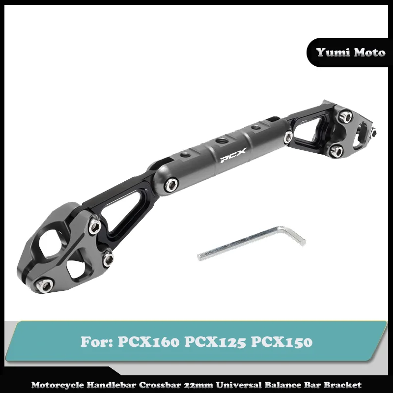 

Motorcycle Handlebar Crossbar 22mm Universal Balance Bar Bracket Motorcycle Accessories For HONDA PCX160 PCX125 PCX150