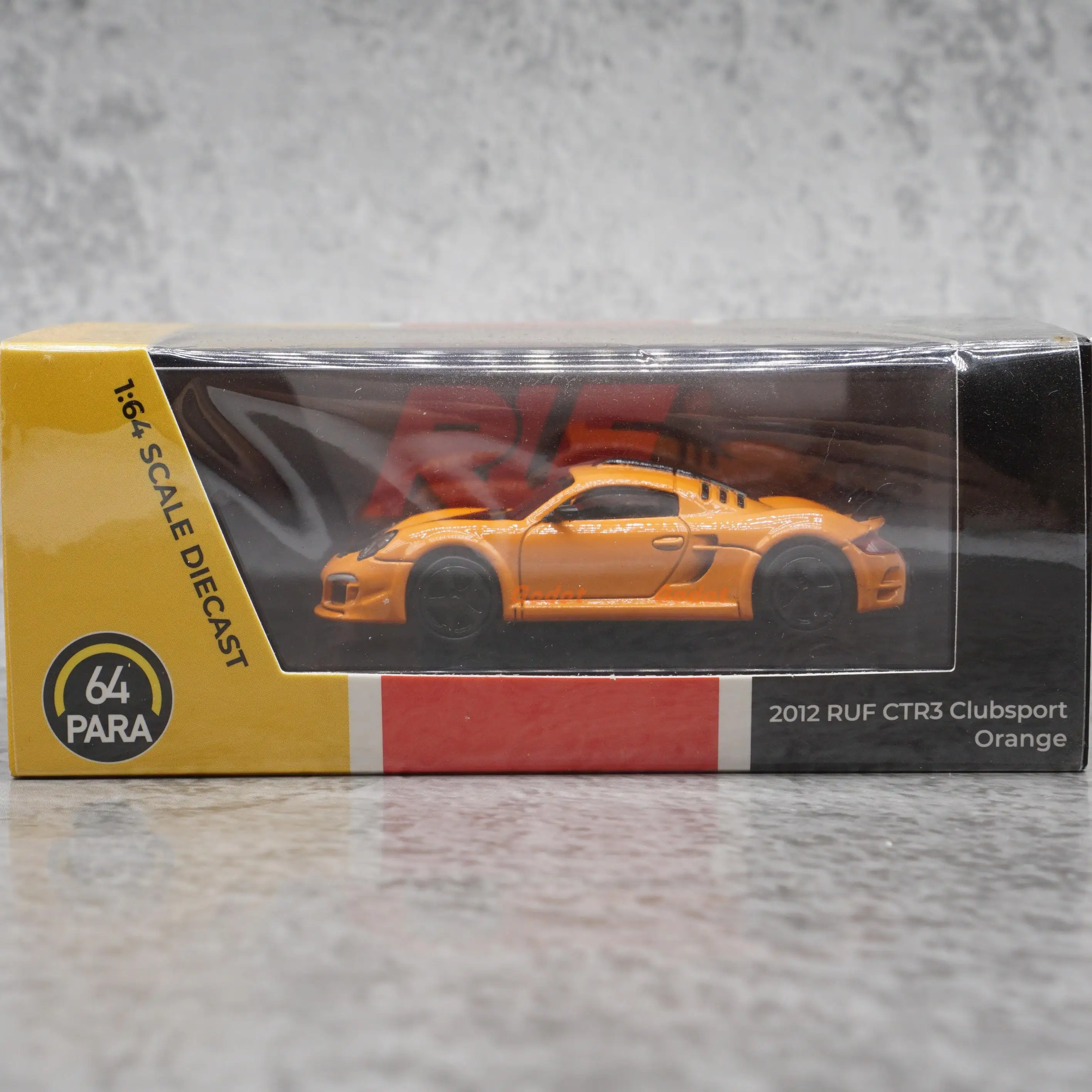1:64 911 RUF CTR3 클럽스포츠 2012 합금 자동차 다이캐스트 & 장난감 자동차 모형 미니어처 스케일 모형 자동차 어린이용