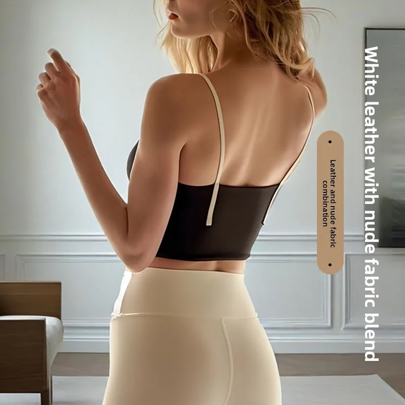 Rompi Olahraga Blo Warna Faion Baru Set Yoga Celana Kebugaran Legging Sembilan Poin Wanita Pakaian Yoga Nilon Campuran Lycra No Sve