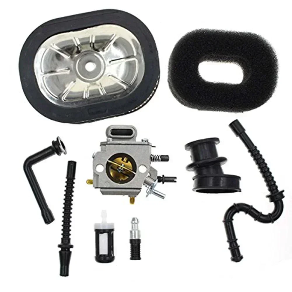 

For MS440/For MS460 Carburetor Repair Set Contains Key Parts like Air Filters and Fuel Lines to Improve Performance