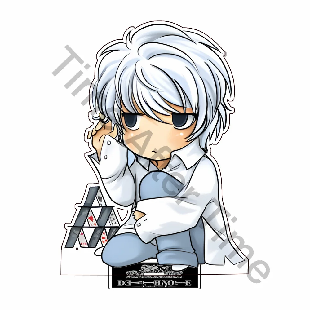 New Anime DEATH NOTE Acrylic Stand Model Figure Cosplay Plate Holder Topper Birthday Fans Christmas Desk Decor Plate Gift