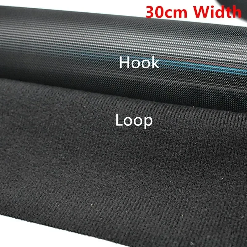 30CM Self-adhesive Hook Loop Fastener 300mm Wide Magic Tape for Window Door Curtain Sofa Clothing DIY Sewing Accessories