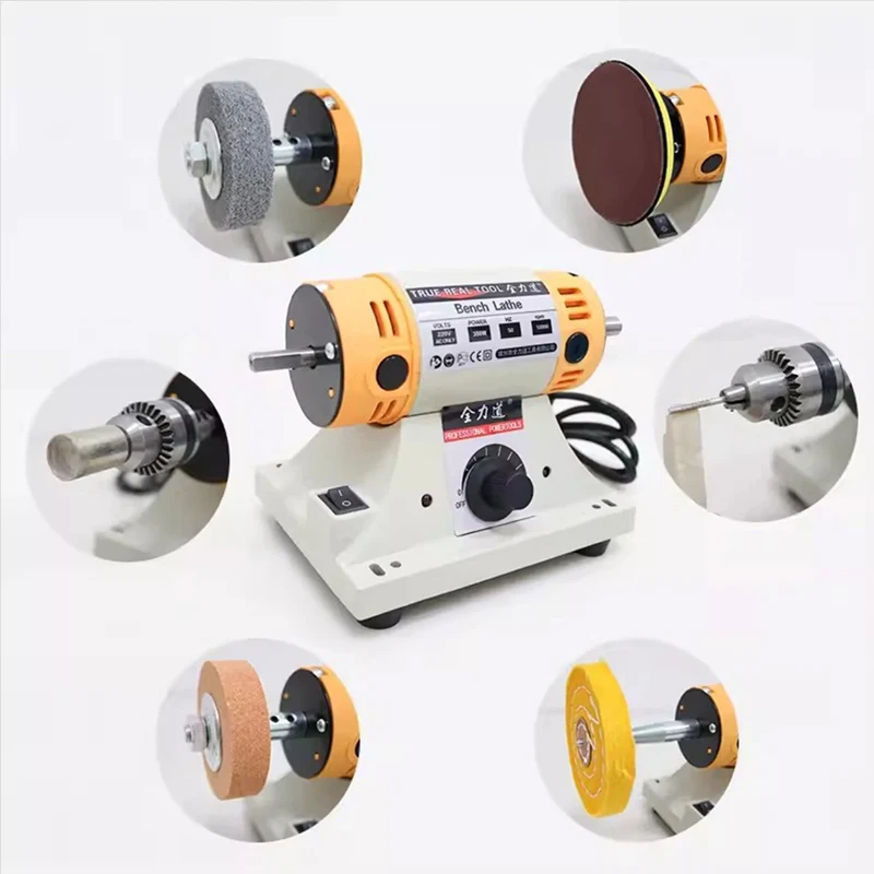 Mini Bench Grinder Multifunctional Electric Woodworking Jade Cutting And Polishing Machine Engraving Grinder Grinding tool