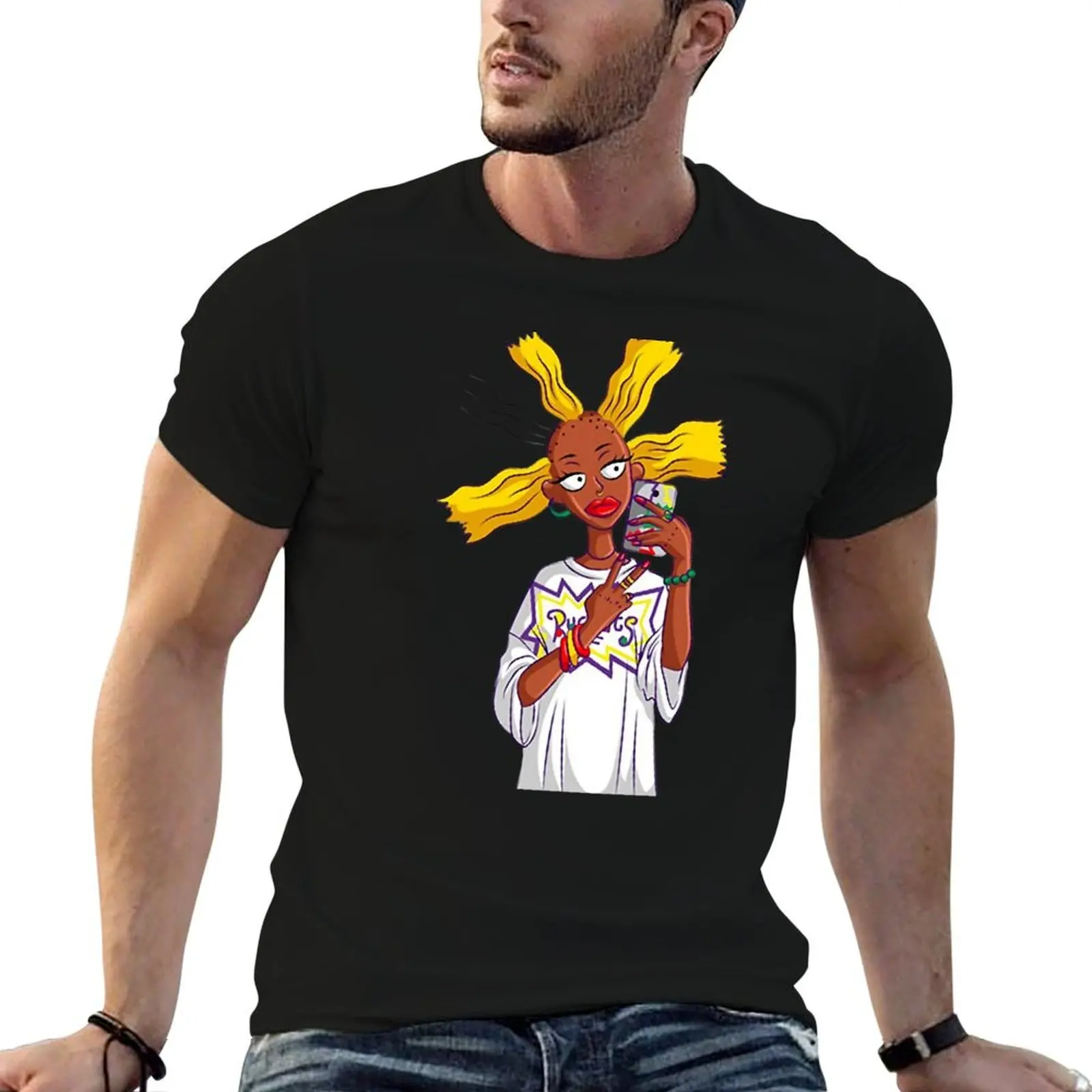 

Black cynthia rugrats T-Shirt t shirts with prints t shirt man designer T-Shirt