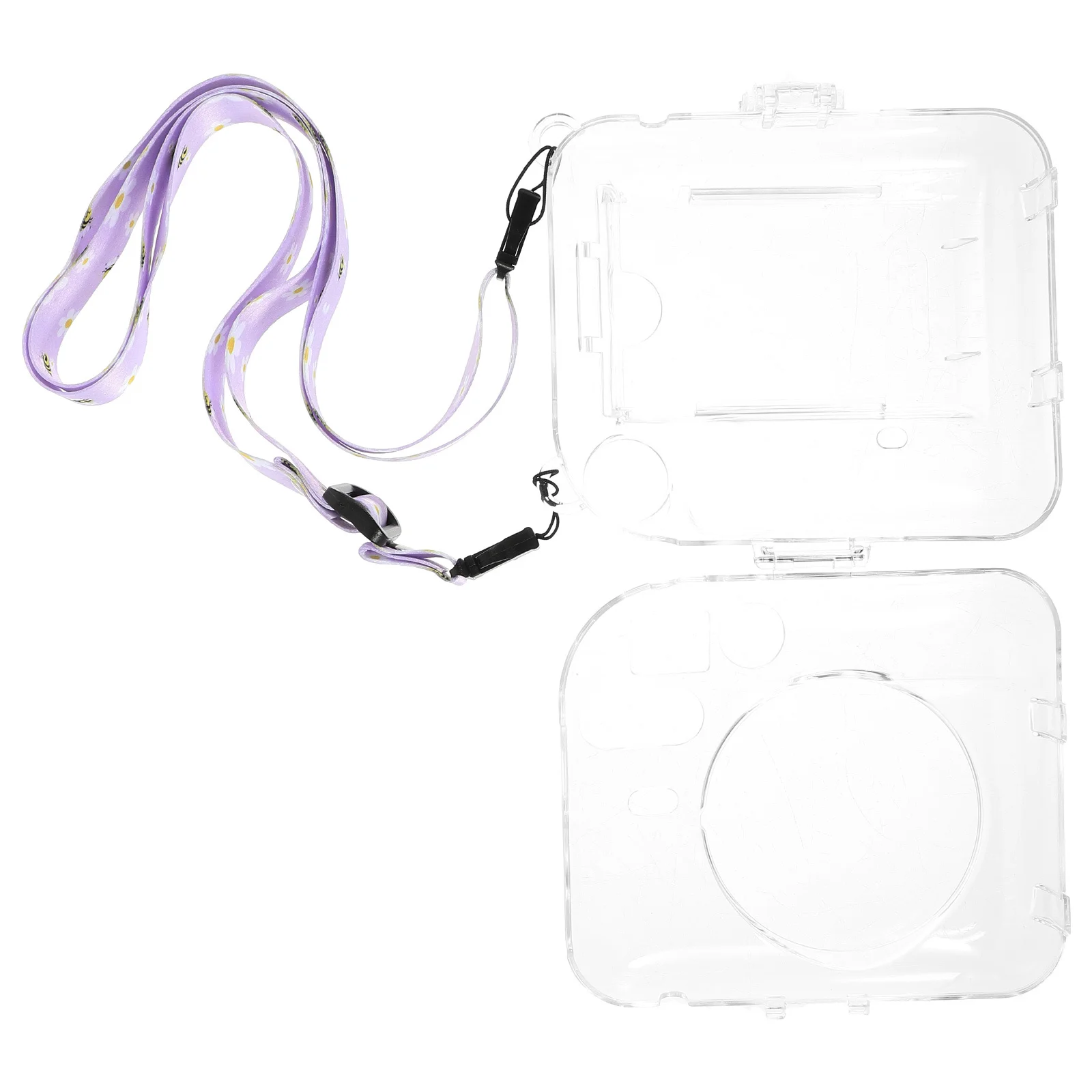 حقيبة واقية للكاميرا الفورية مقاومة للخدش وحزام كتف كروس متوافقة مع حقيبة حمل كاميرا Mini12