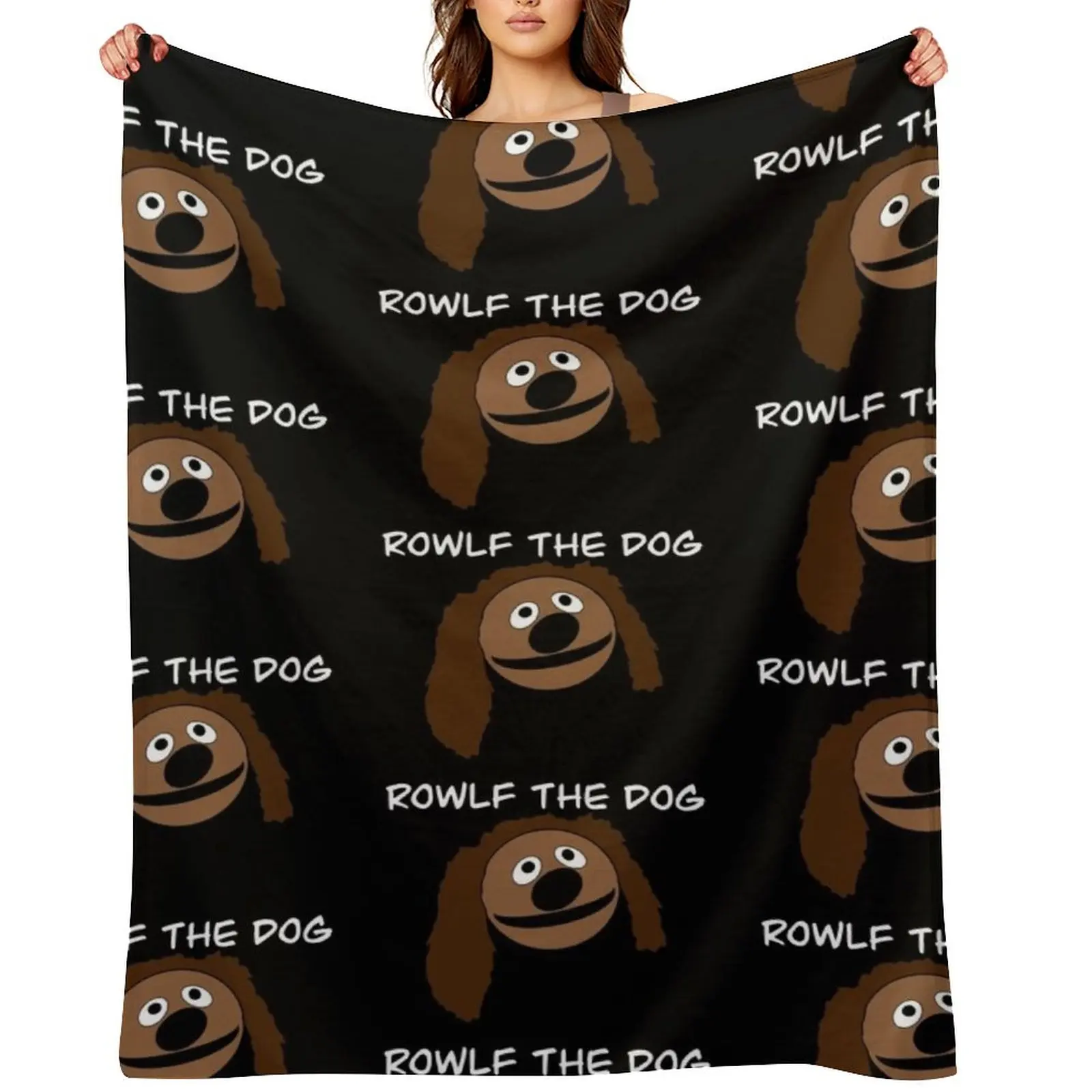 

The Muppets - Rowlf the Dog Throw Blanket Decorative Beds Baby Designers Heavy Blankets