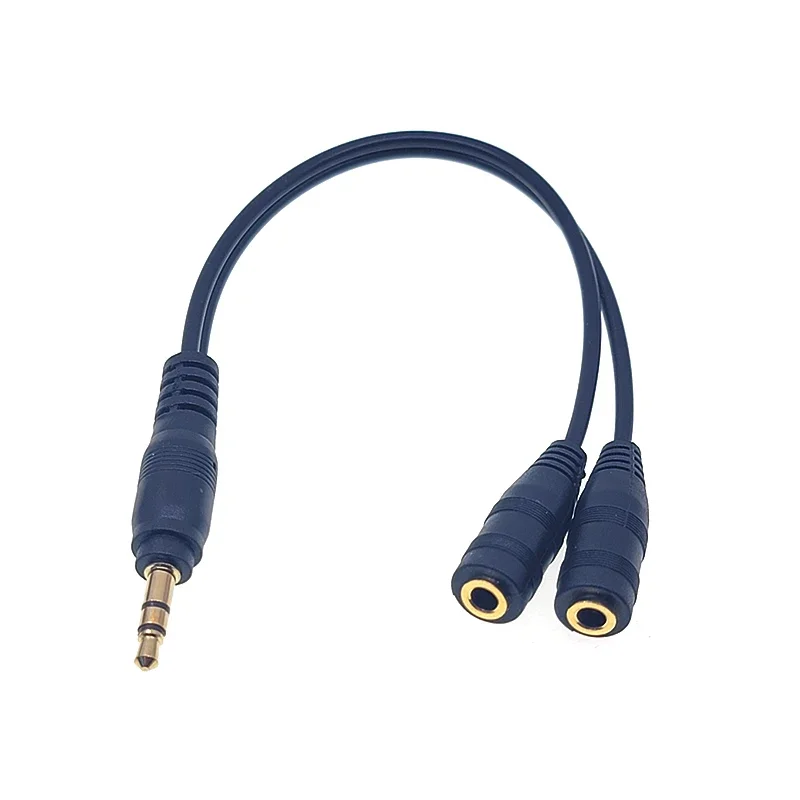 Headphone Splitter, 3.5mm Extension Cable Audio Stereo Y Splitter (Hi-Fi Sound), 3.5mm Male to 2 / 3 Ports 3.5mm Female spliter