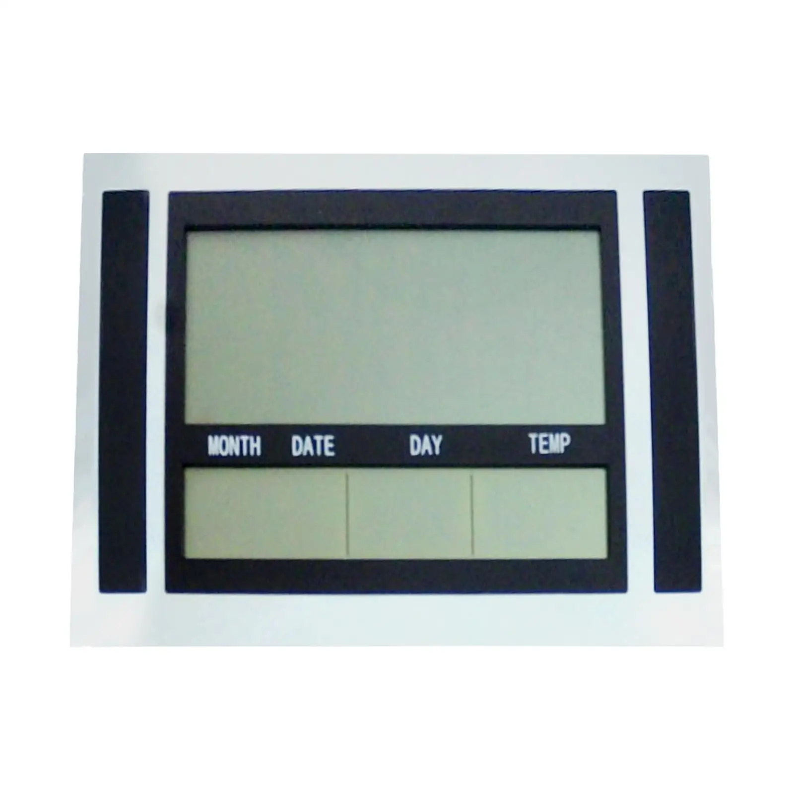 Large Watch Table Voice Control Digital Digit LCD Display Clock Calendar Day Month Year Battery Powered Electronic Alarm Clock
