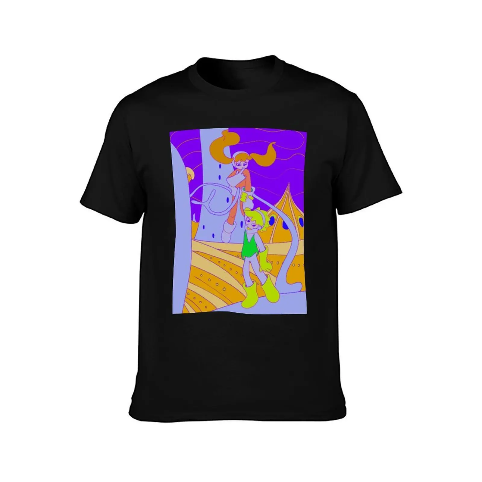 Kaiba frame redraw T-Shirt Work Casual Loose Fit T-Shirt