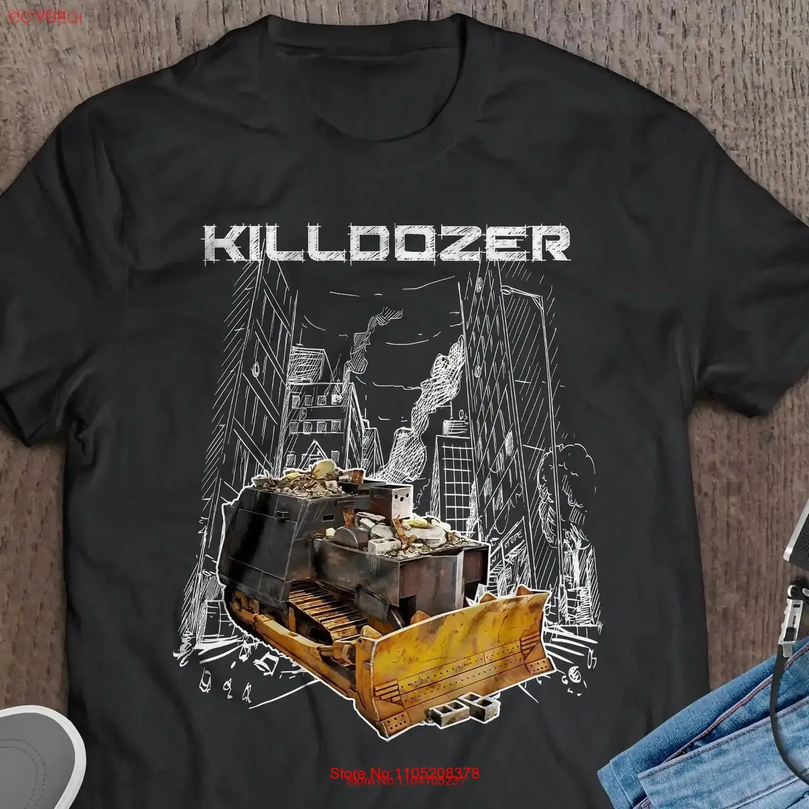Killdozer T Shirt Legendary Marvin Heemeyer Tribute Bulldozer vintage Washed Versatile Comfortable Slightly Unisex streetwear
