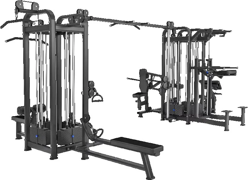 YTYINDGZ7002 Hot Sale Home Gym Equipment Strength Machine Multi Functional 8 Station Home Gym Equipment Pin Loaded 8 Station Mac