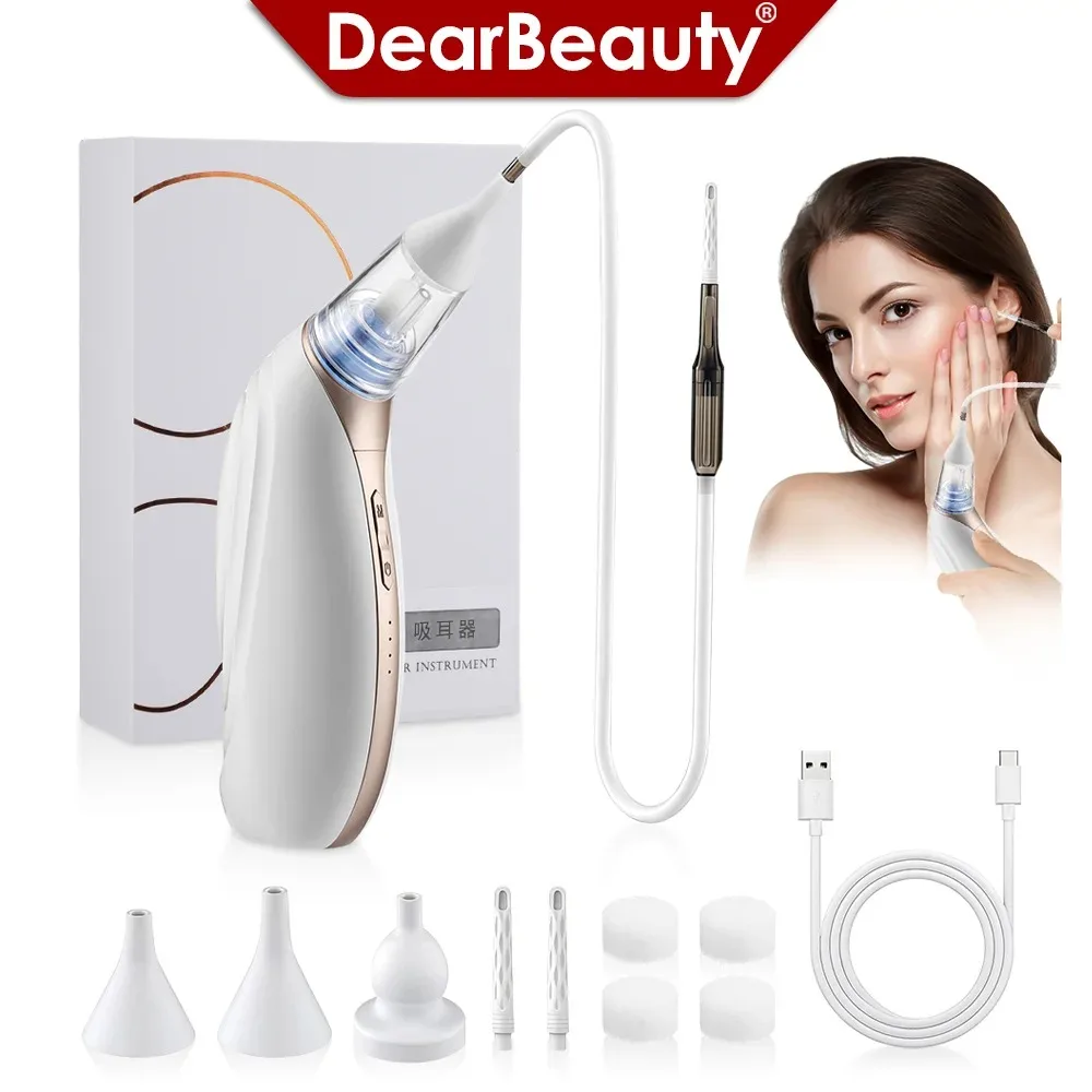 

Portable Automatic Earwax Removal Kit Painless Earwax Vacuum Suction Remover Electric Ear Cleaning Earspoon for Adults Children