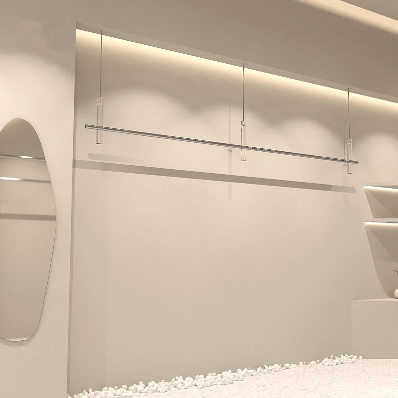 

Элитная витринная стойка для одежды: акриловые и матовые вешалки из нержавеющей стали, стойка для демонстрации товаров