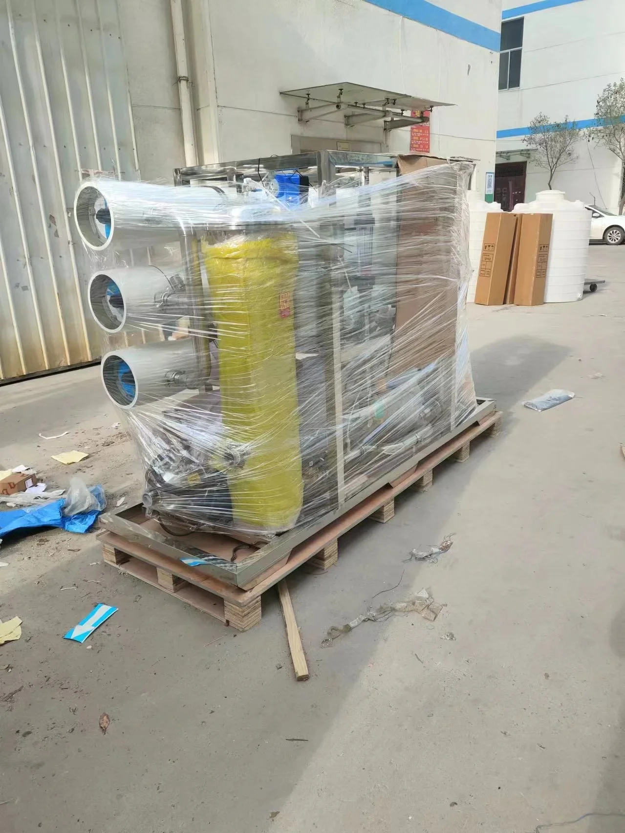نظام المياه المنقى بسعر المصنع، نظام تلقائي صناعي، سهل التشغيل، آلات معالجة المياه البيئية
